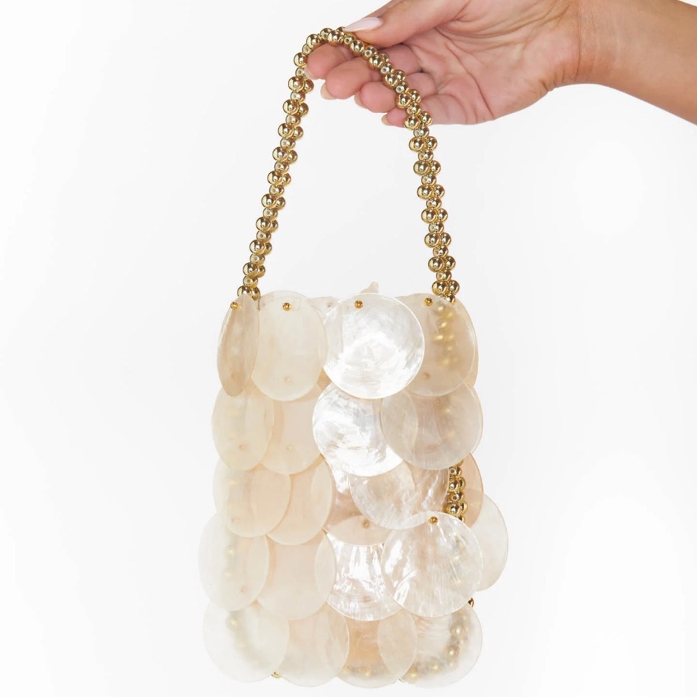 Show Me Your MuMu Cream and Gold Mini Bag
